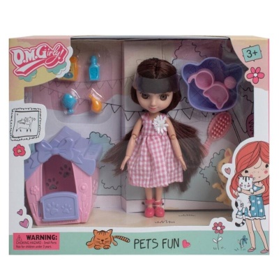 Игровой набор Кукла Тина с питомцем 58014 01